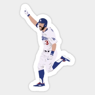 Chris Taylor Walk Off Home Run Los Angeles Baseball Sticker